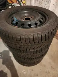 195 60R15 Winter Tires on Rims