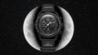 Black Snoopy MoonSwatch Swatch Omega Brand New