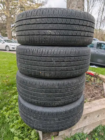 16' aluminum rims and tires. In very good shape. Asking $200 for all 4. Can be picked up in Wellesle...
