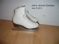 patins pro  Jackson Classique 1991  size  3 1/2 C figure skates