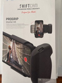 Cell phone camera grip. ShiftCam ProGrip