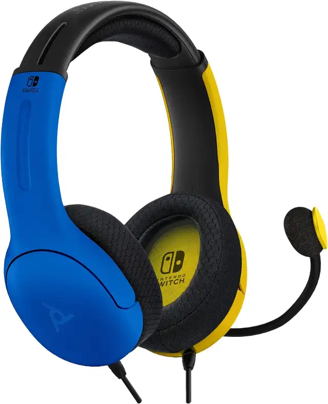 NEW LVL40 Wired Headset (PDP) Yellow/Blue for Nintendo and PC in PC Games in Markham / York Region - Image 8