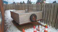 Solid utility trailer, new lights & wheels. Trades considered