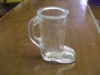 Clear Glass Boot Dish