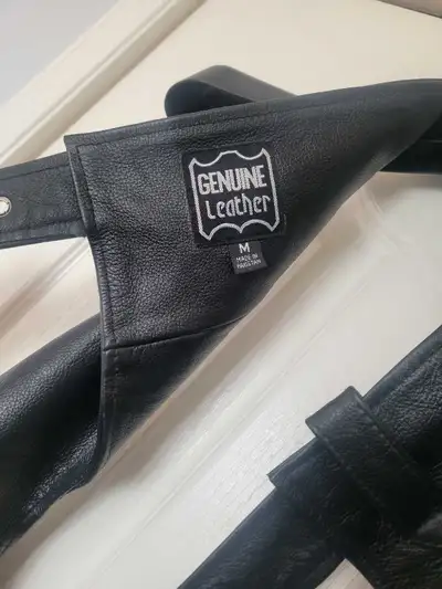 Leather chaps, View more