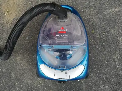Bissell Opticlean Canister Vacuum, about two years old, very good condition, good for condo apartmen...