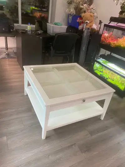 Glass Top Coffee Table, View more