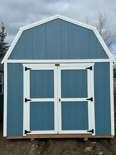 Huge Sale Get a 10x16 Lofted Barn Shed and surprise your loved one with a stylish storage solution f...