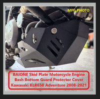 (NEW) BAIONE Engine Skid Plate Kawasaki KLR650 Adventure 2008-21