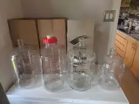 Carboys for home brewing or wine making