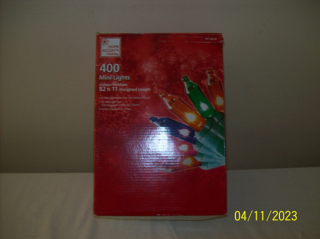 set of 400 Christmas lights #0686 in Holiday, Event & Seasonal in City of Toronto