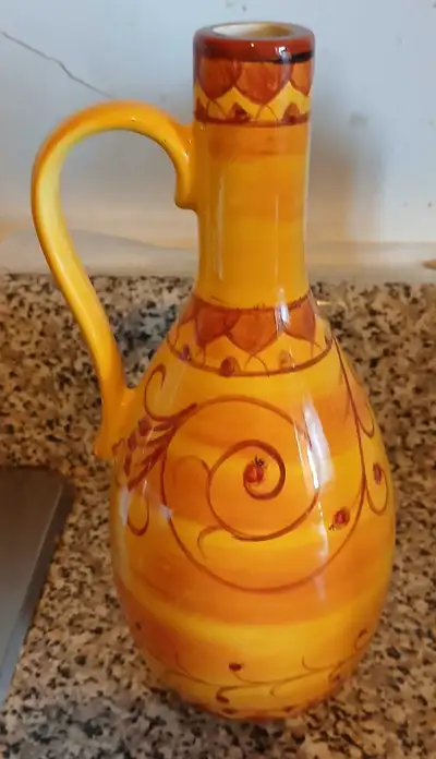 Ceramic Oil Dispenser (Orange), View more