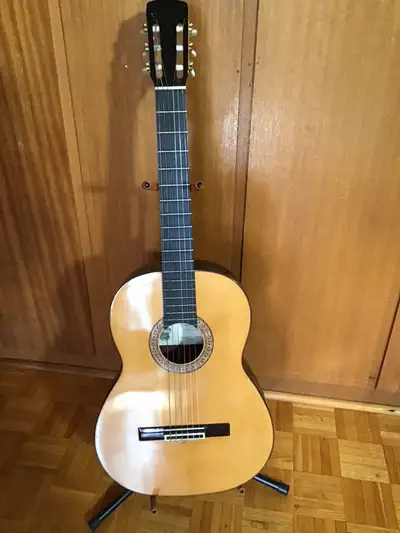 J. Alvarez Guitar with hard case $325, View more