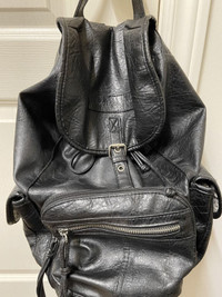 American Eagle Adjustable Leather Backpack