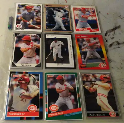 Paul O'Neil 18 MLB Trading Cards Reds Yankees, View more