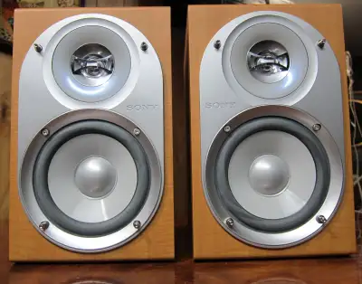 SONY SS-CCP101 MINI BOOKSHELF SPEAKERS * SWEET SOUND *, View more