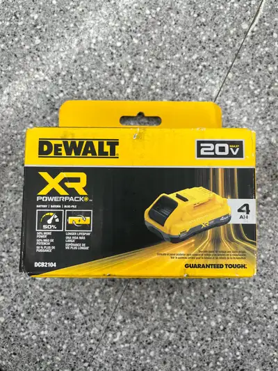 DeWalt 20V 4AH XR Power Pack Battery , View more