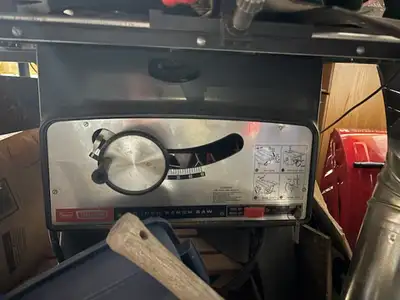 Craftsman 10” table saw with stand, View more