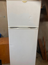 Clean Apartment Size Refrigerator