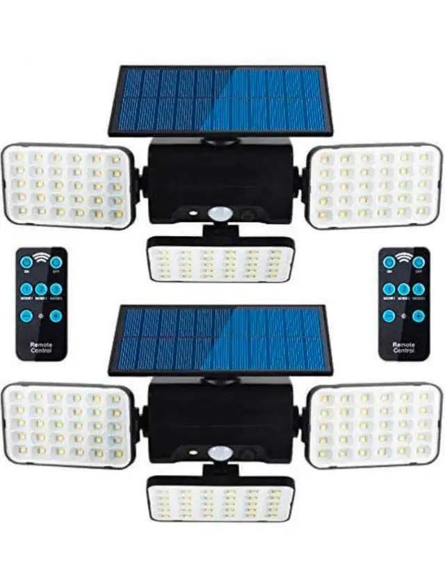 BNIB** Solar Lights Outdoor Motion Sensor Romote 90LED in Outdoor Lighting in Mississauga / Peel Region - Image 8