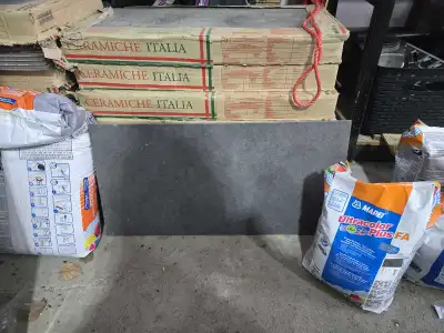 I am selling Ceramiche Italia porcelain tiles, perfect for adding a touch of Italian elegance to you...