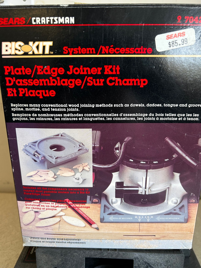 Plate/Edge Joiner Kit in Power Tools in Comox / Courtenay / Cumberland