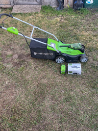 New cordless lawnmower 