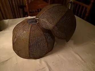 2 Large Rattan Lamp Shades!!