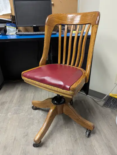 Antique office chair, View more