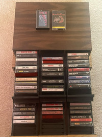 Cassettes- Various Genres of Rock, Metal Rap, hip hop, new wave 