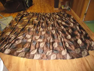 Lined Draps For Livingroom Window., View more