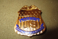 Vintage WW 2 U.S. Naval Intelligence Badge (No Official usage)