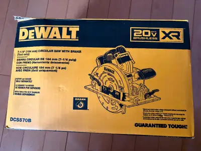 DeWalt 7 1/4 inch cordless circular saw 20v new never used, View more