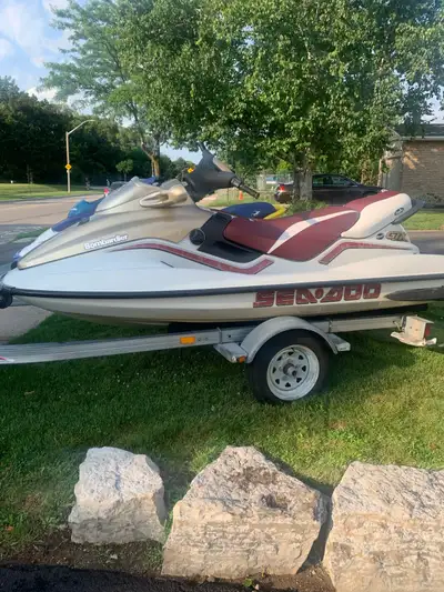 Took on a trade 1999 Seadoo GTX RFI 800. In good condition has new starter, rebuilt jet pump and reb...