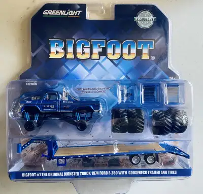 1974 #1 Bigfoot Monster Truck & Trailer Set, View more