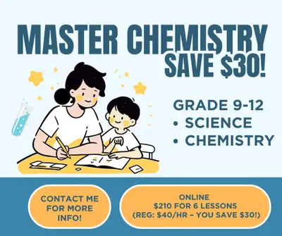 Master Chemistry in 3 Weeks – Group HS Tutoring, View more
