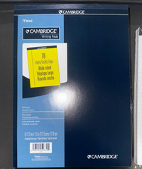 Cambridge Legal Size Writing Pads - 10 Pack