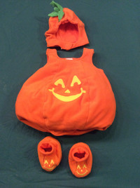 Pumpkin Costume, size 6-12 months