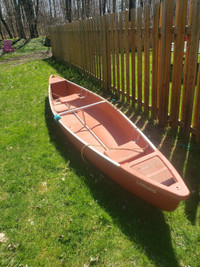 15ft coleman canoe with paddles