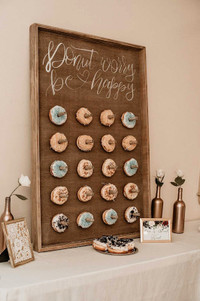 Donut Wall - "Donut Worry Be Happy"