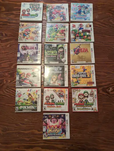 Nintendo 3DS Games Lot (of High Valuation), View more