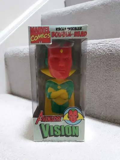 Funko Wacky Wobbler Bobble-Head Marvel Comics Avengers Vision. Can meet near Pickering Town Centre o...