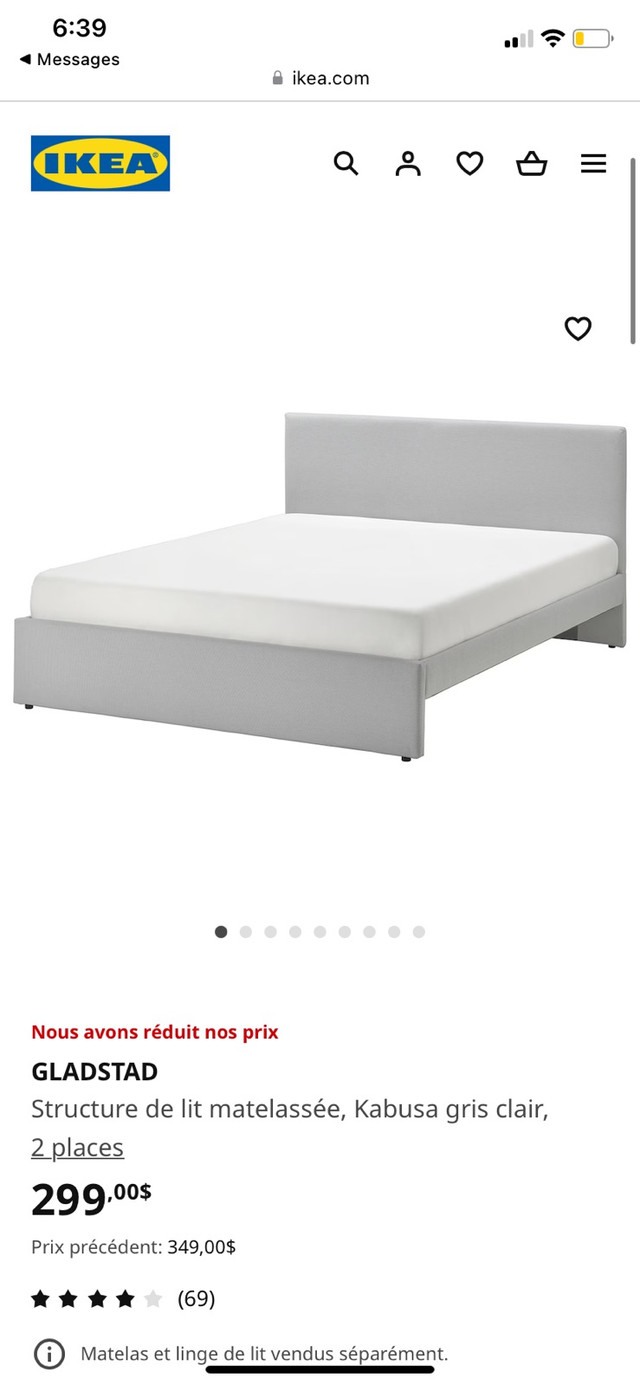 IKEA BEDFRAME in Beds & Mattresses in Ottawa - Image 2
