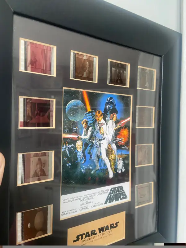 Rare Ltd Star Wars 10 Filmcell from movie Theatre  with COA in Arts & Collectibles in Oshawa / Durham Region - Image 4