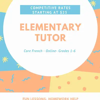 Elementary Tutoring French, View more