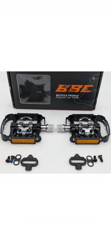 New Single Sided Shimano SPD Compatible Bicycle Pedals 9/16 Road, View more
