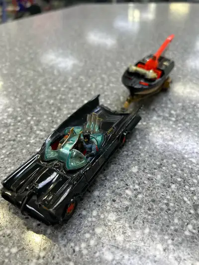 Corgi 267 Batmobile Boat and Trailer Damaged We do offer a 30 day warranty and can test before you b...