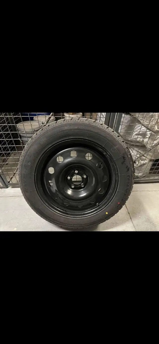 Winter tires including black steel wheels 225/65R17 in Tires & Rims in City of Toronto - Image 5