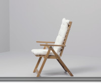 2 x IKEA NÄMMARÖ outdoor reclining chair with cushion