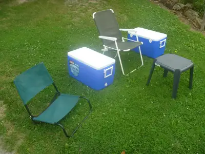 Camping Gear and Coolers. Whole Lot $60!, View more
